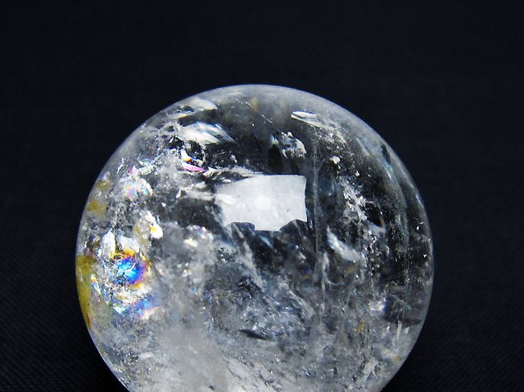 ヒマラヤ水晶 丸玉 34mm [t91-9226] 2枚目