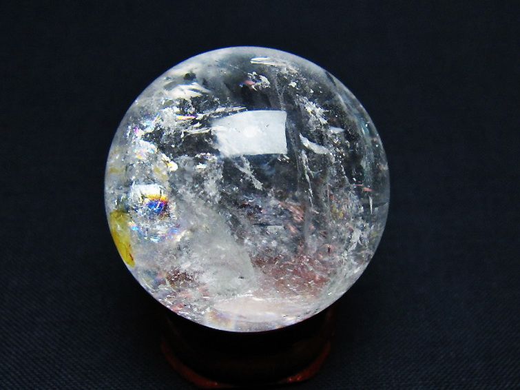 ヒマラヤ水晶 丸玉 34mm [t91-9226] 3枚目