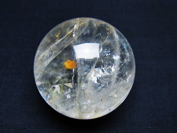 ヒマラヤ水晶 丸玉 35mm [t91-9234] 1枚目