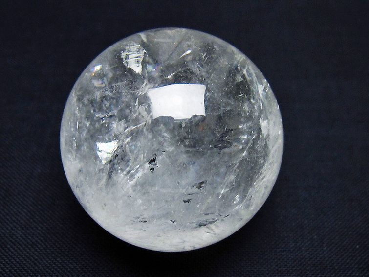 ヒマラヤ水晶 丸玉 35mm [t91-9235] 1枚目