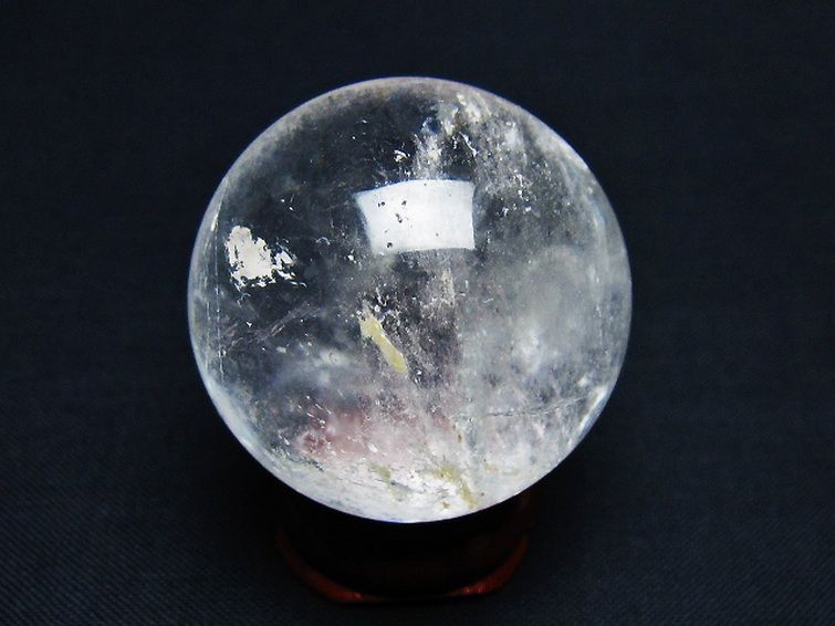 ヒマラヤ水晶 丸玉 35mm [t91-9237] 3枚目