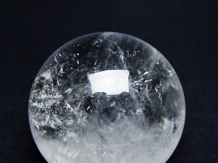 ヒマラヤ水晶 丸玉 38mm [t91-9242] 2枚目