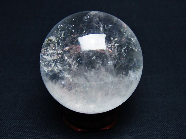 ヒマラヤ水晶 丸玉 38mm [t91-9242] 3枚目