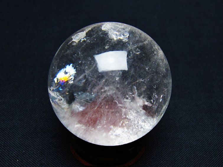 ヒマラヤ水晶 丸玉 34mm [t91-9254] 3枚目