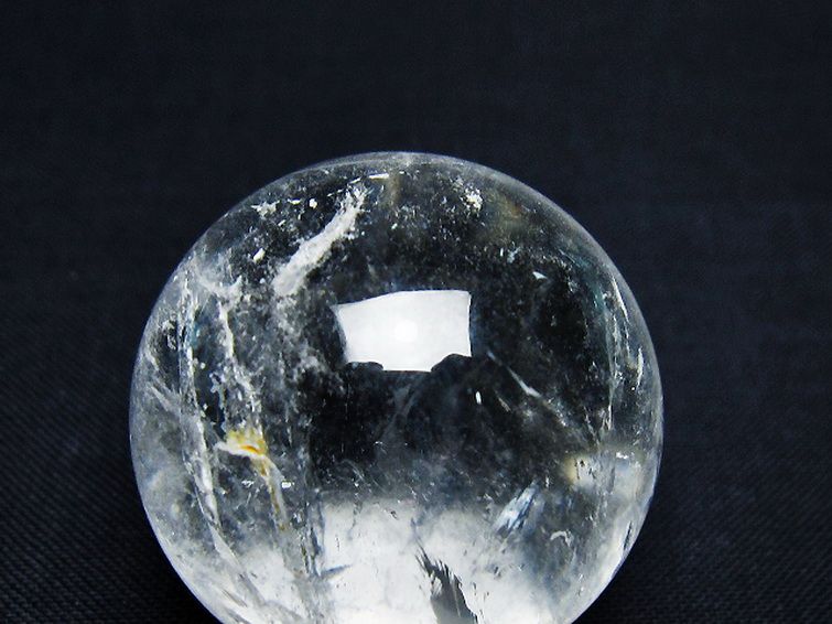 ヒマラヤ水晶 丸玉 32mm [t91-9259] 2枚目