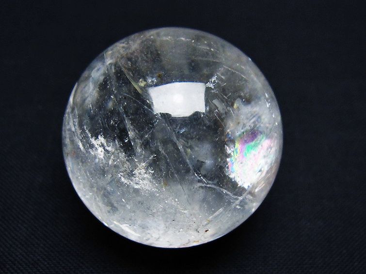 ヒマラヤ水晶 丸玉 32mm [t91-9261] 1枚目