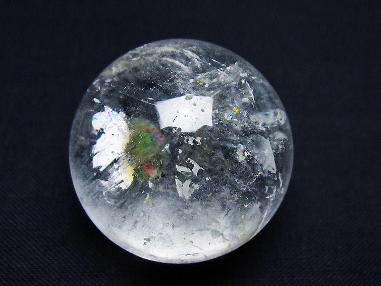 ヒマラヤ水晶 丸玉 31mm [t91-9263] 1枚目