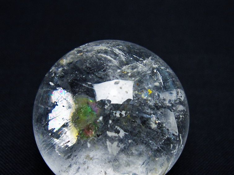 ヒマラヤ水晶 丸玉 31mm [t91-9263] 2枚目