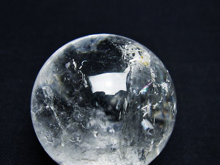 ヒマラヤ水晶 丸玉 33mm [t91-9264] 2枚目