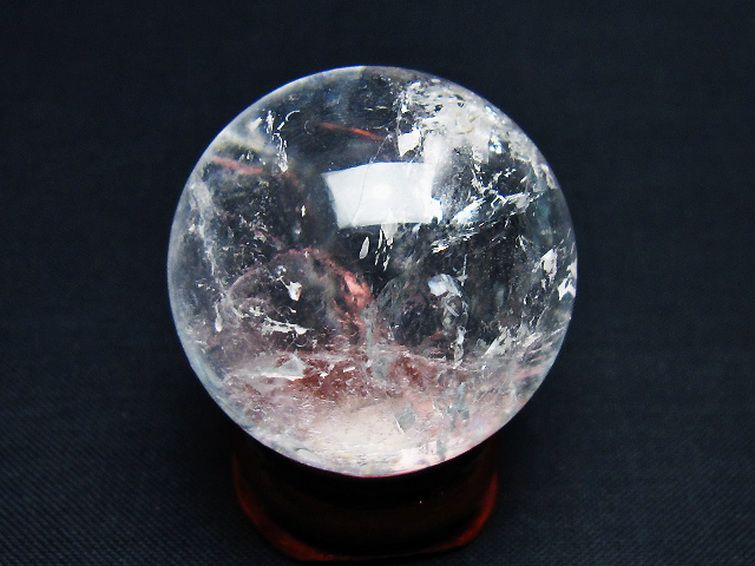 ヒマラヤ水晶 丸玉 33mm [t91-9264] 3枚目