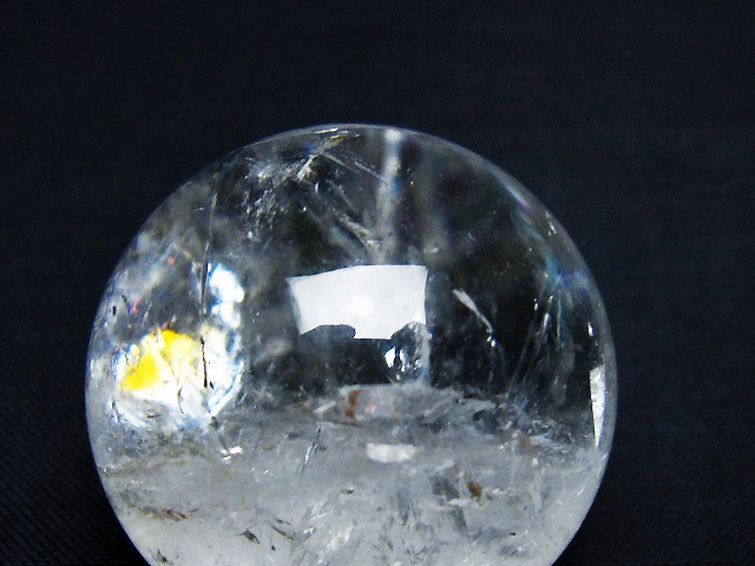 ヒマラヤ水晶 丸玉 32mm [t91-9265] 2枚目