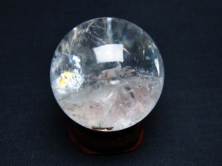 ヒマラヤ水晶 丸玉 32mm [t91-9265] 3枚目