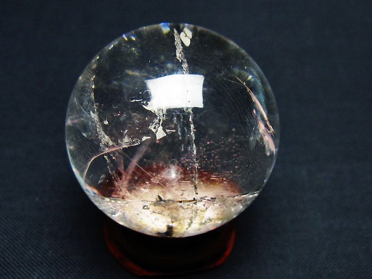 ヒマラヤ水晶 丸玉 34mm [t91-9273] 3枚目