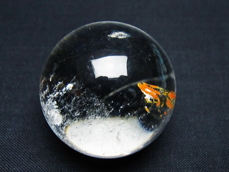 ヒマラヤ水晶 丸玉 35mm [t91-9280] 1枚目