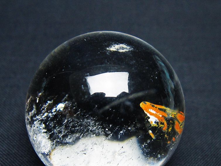 ヒマラヤ水晶 丸玉 35mm [t91-9280] 2枚目