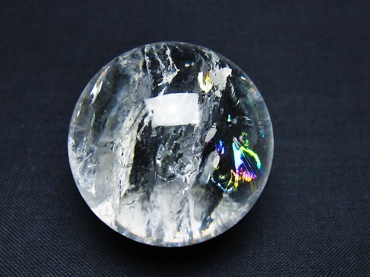 天然透明色 水晶玉 ヒマラヤ 美品 2.4Kgヒマラヤ水晶丸玉120mm[T718-2992]