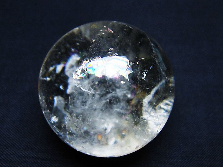 ヒマラヤ水晶 丸玉 36mm [t91-9282] 1枚目