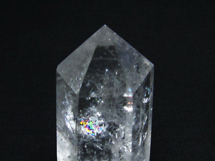 虹入り ヒマラヤ水晶 六角柱 [t98-1649] 1枚目