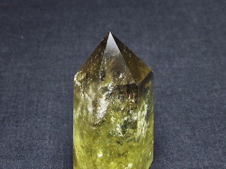 虹入り シトリン水晶 六角柱[T98-1916] 3枚目