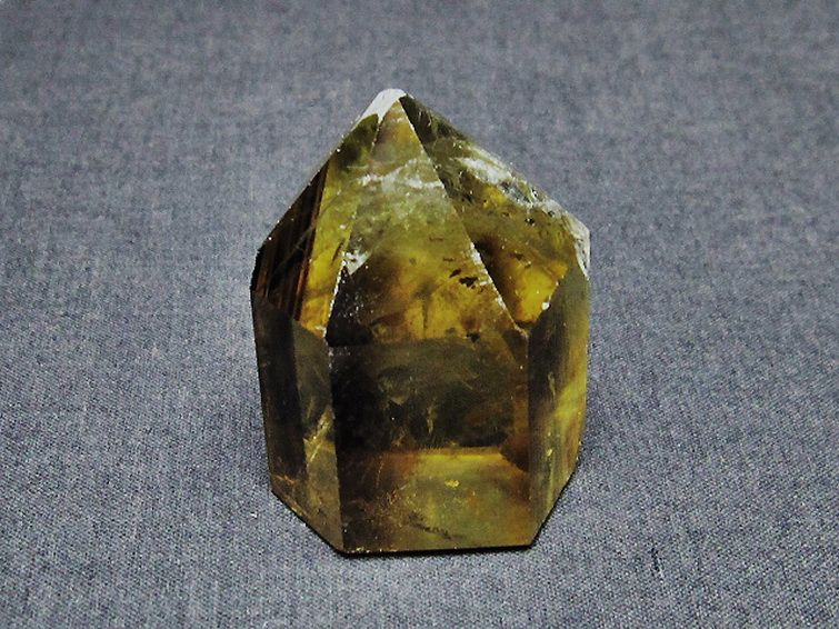 虹入り シトリン水晶 六角柱[T98-1927] 3枚目