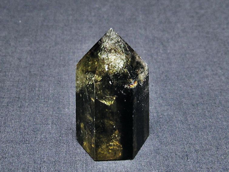 虹入り シトリン水晶 六角柱[T98-1938] 2枚目