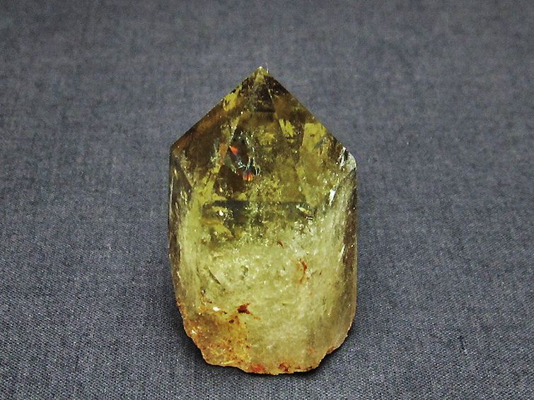 虹入り シトリン水晶 六角柱 [t98-1943] 2枚目