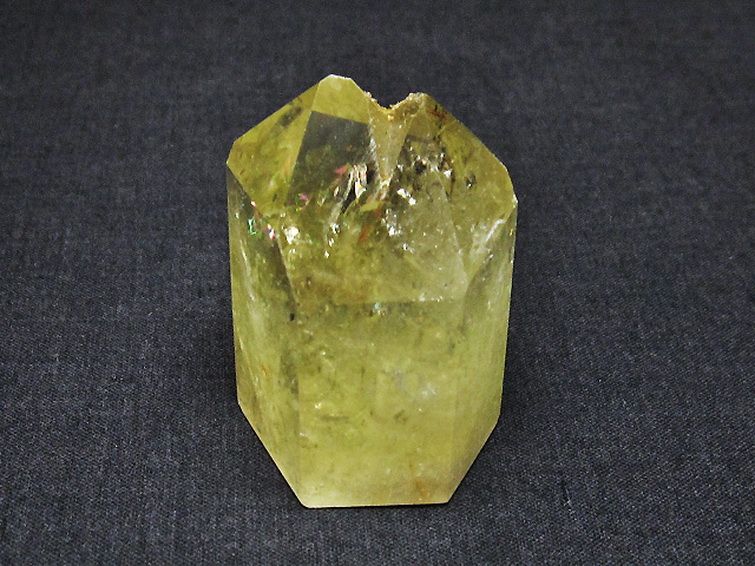 虹入り シトリン水晶 六角柱 [t98-1947] 3枚目
