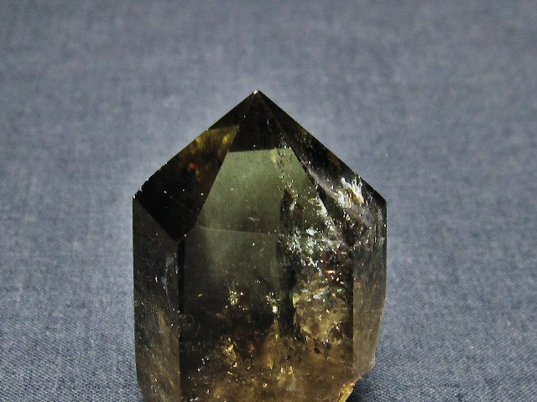 虹入り シトリン水晶 六角柱 [t98-1961] 1枚目