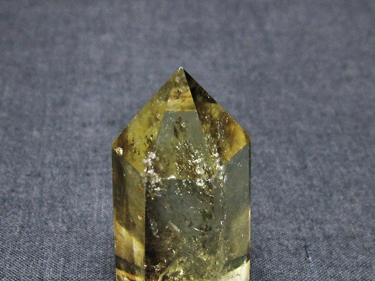 虹入り シトリン水晶 六角柱[T98-1992] 1枚目