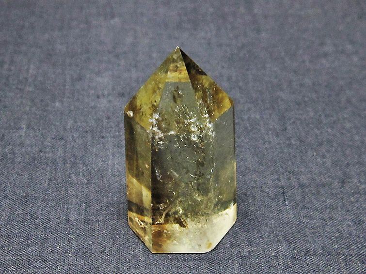虹入り シトリン水晶 六角柱[T98-1992] 2枚目