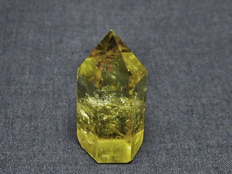 虹入り シトリン水晶 六角柱[T98-2011] 3枚目