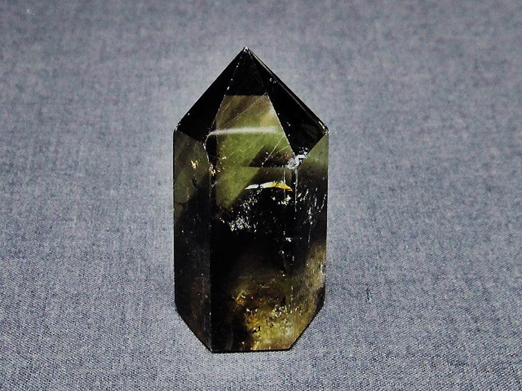 虹入り シトリン水晶 六角柱[T98-2023] 1枚目