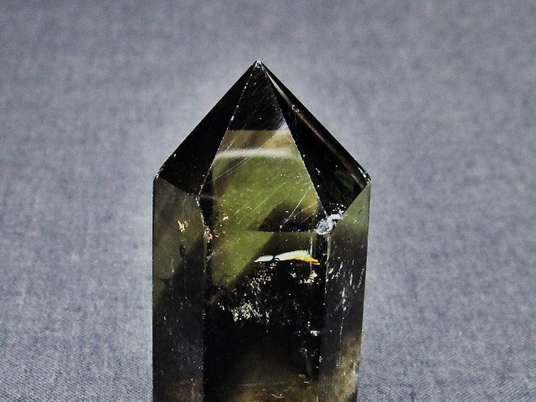 虹入り シトリン水晶 六角柱[T98-2023] 2枚目