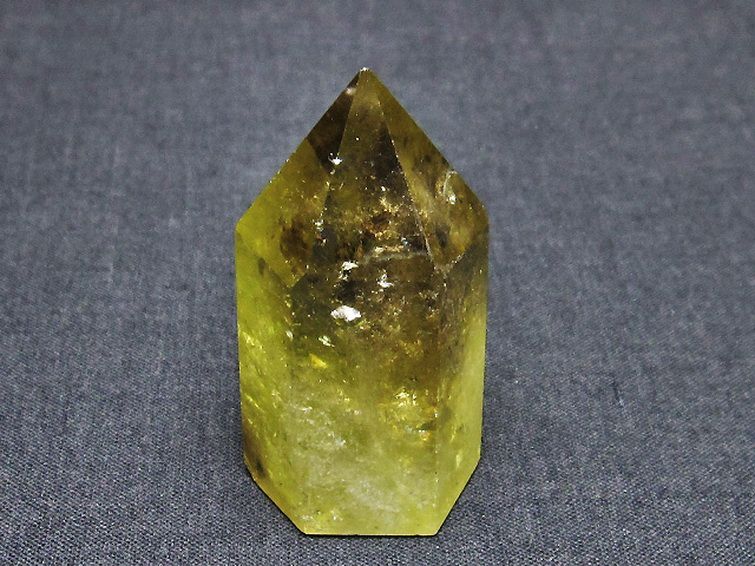 虹入り シトリン水晶 六角柱[T98-2034] 3枚目