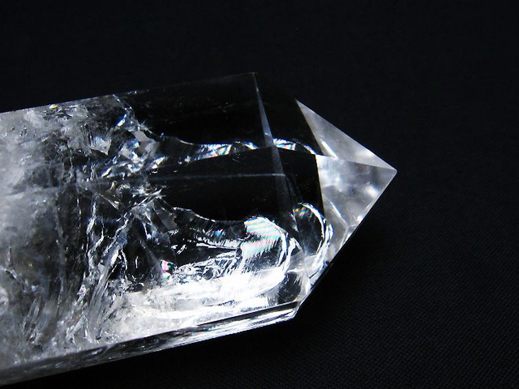 虹入り ヒマラヤ水晶 六角柱 [t98-2185] 3枚目