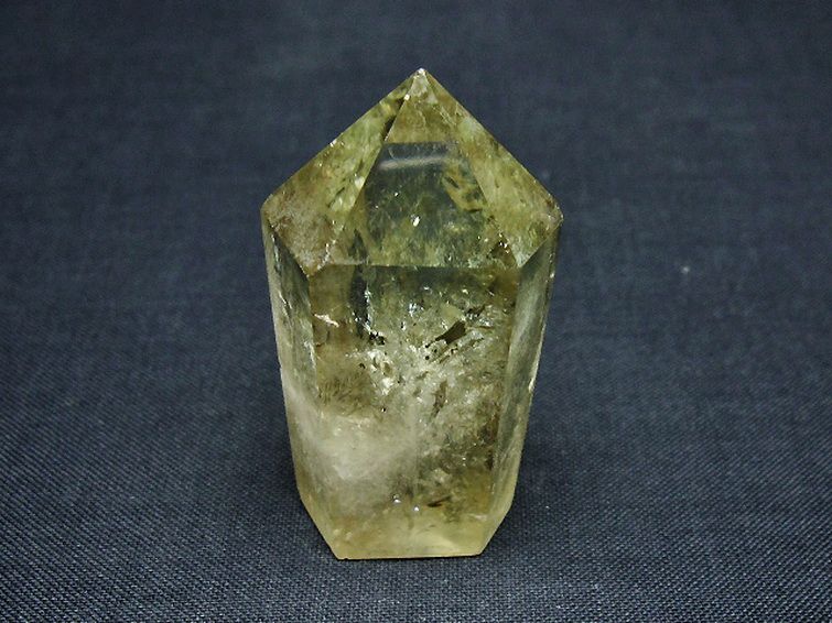 虹入り シトリン水晶 六角柱 [t98-2227] 1枚目
