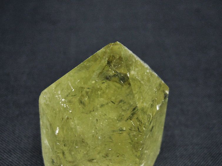 虹入り シトリン水晶 六角柱[T98-2239] 2枚目