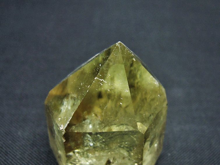 虹入り シトリン水晶 六角柱[T98-2247] 2枚目