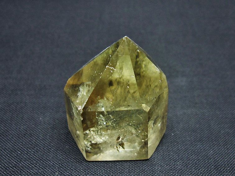 虹入り シトリン水晶 六角柱[T98-2247] 3枚目