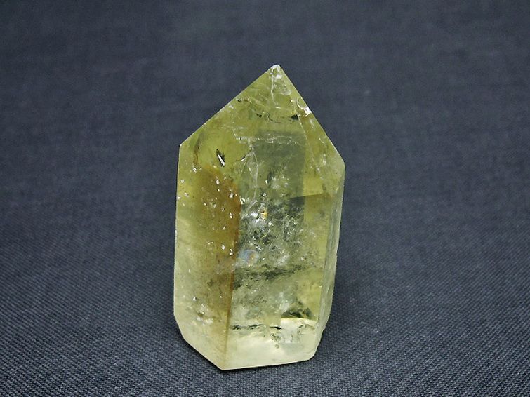 虹入り シトリン水晶 六角柱 [t98-2262] 1枚目