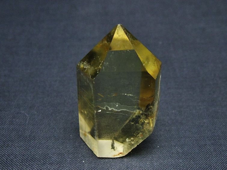 虹入り シトリン水晶 六角柱[T98-2277] 3枚目