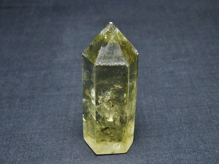 虹入り シトリン水晶 六角柱[T98-2291] 1枚目