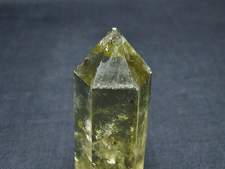 虹入り シトリン水晶 六角柱[T98-2291] 2枚目