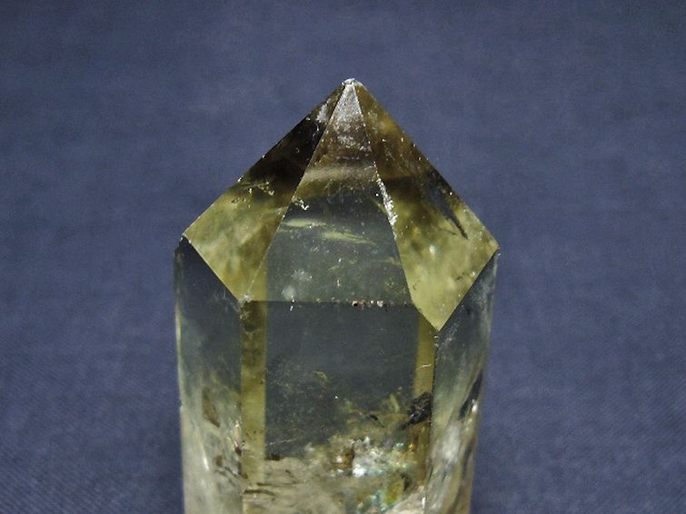 虹入り シトリン水晶 六角柱[T98-2298] 2枚目