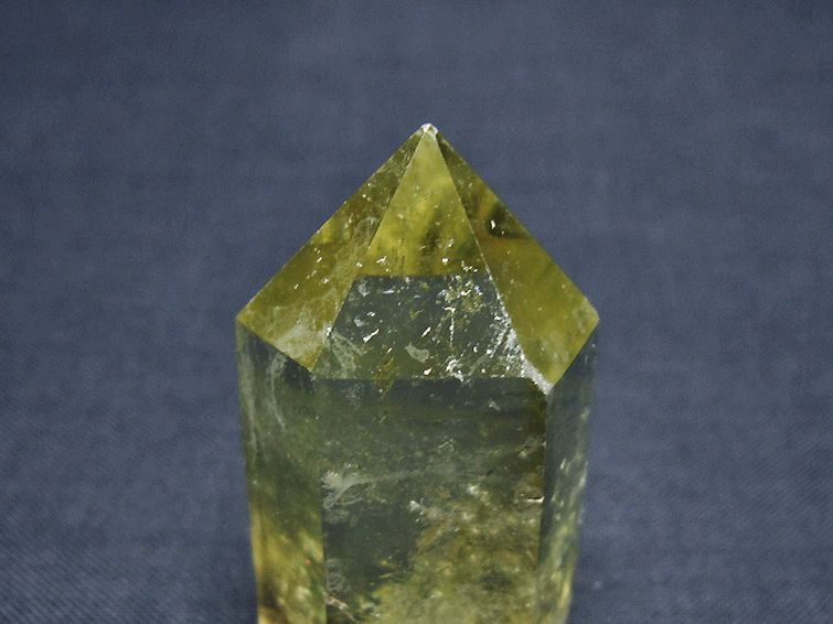 虹入り シトリン水晶 六角柱[T98-2303] 2枚目