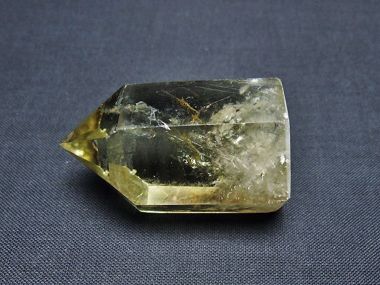 虹入り シトリン水晶 六角柱[T98-2312] 3枚目