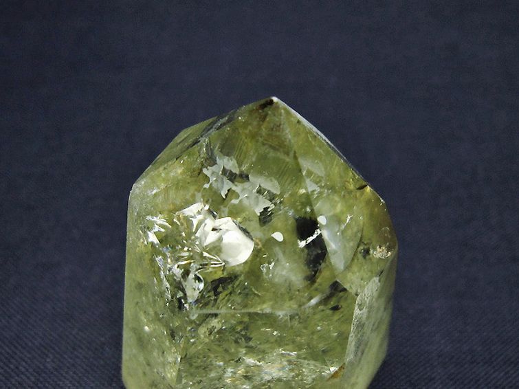 虹入り シトリン水晶 六角柱[T98-2316] 2枚目