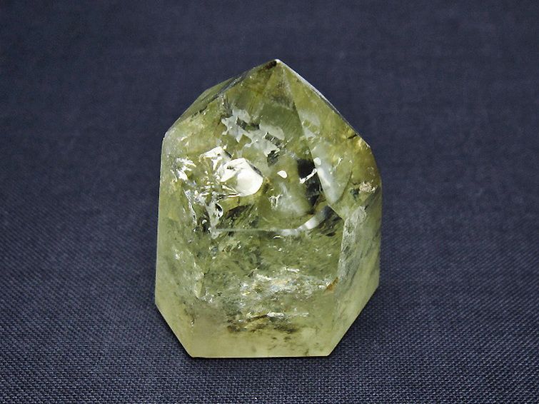 虹入り シトリン水晶 六角柱[T98-2316] 3枚目