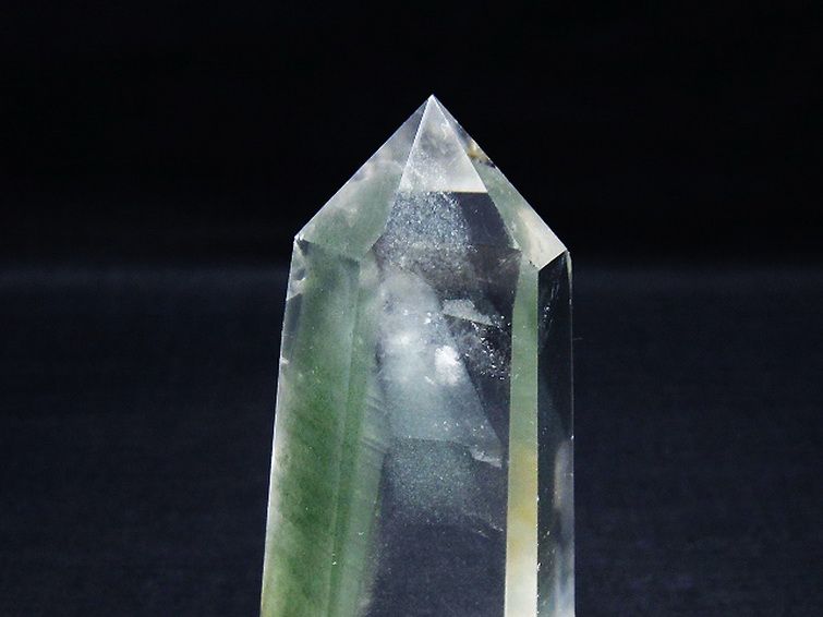 グリーンファントム水晶 六角柱 [t98-2462] 2枚目