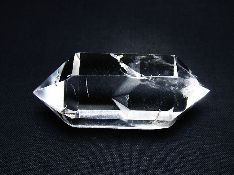 スーパーファントム水晶ダブルポイント [t98-2472] 1枚目